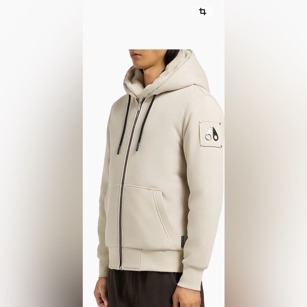 Moose knuckles men's classic bunny, zip up hoodie size XXL